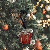Slickblue 3D Red Gift Box Ornament with Tag - Festive Christmas Tree Decoration - 4 of 4