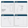 Wooakway 47'' Wall Mirror Home Gym Mirror Dance Studio Mirror Workout Mirror - 4 of 4