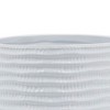 Syemin Planters Textured Planter with Stand, Decorative Plant Pots for Living Room, Garden, Balcony, Home Decor, White 12"*12"*14" - 4 of 4