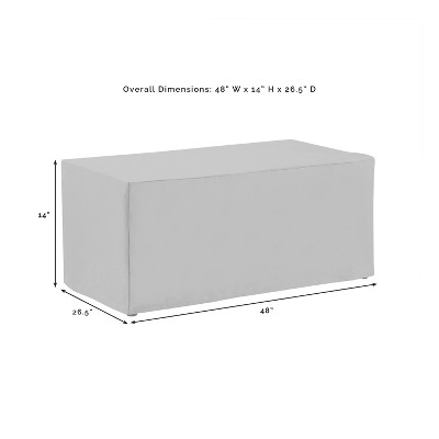Heavy Duty Dark Gray Vinyl 3-Piece Outdoor Furniture Cover Set
