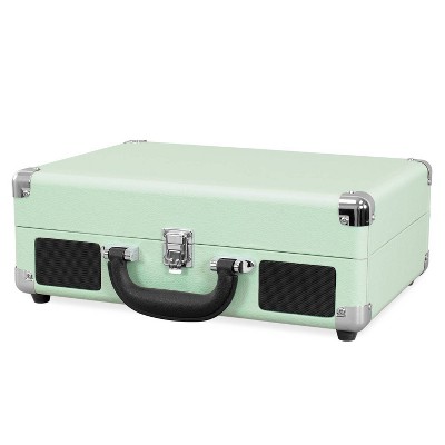 Mint Portable 3-Speed Bluetooth Suitcase Record Player