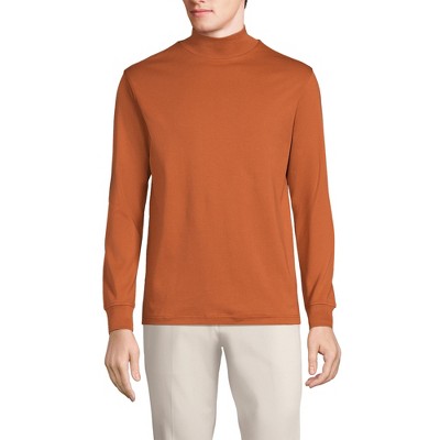 Lands' End Men's Cotton Supima Mock Turtleneck