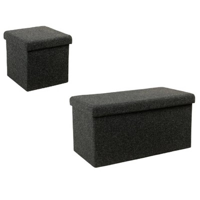 collapsible storage ottoman target