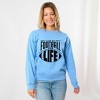 Simply Sage Market Women's Graphic Sweatshirt Just Livin' My Best Football Fan Life - 2 of 4