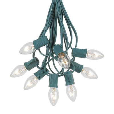 Northlight 25ct Incandescent C7 Twinkle Christmas Lights Transparent ...