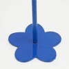 Gulches Floral Fusion Blue Glass Decorative Candle Holder 1-Pack - 2 of 4