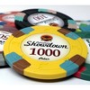 Slickblue 25-Pack Showdown 13.5g Poker Chips, Clay Composite, Sword & Spade Mold, Two-Tone Edge, $0.25-$25,000 - 2 of 3