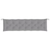 vidaXL Bench Cushion Outdoor Water Repellent Bench Cushion Pad Oxford Fabric - Gray 78.8" x 19.7" x 2.8" - 4 of 4