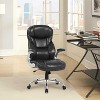 FDW Big and Tall Office Chair 250lbs Executive Office Chair with PU Leather Upholstery and 360-Degree Swivel  for Home Office - 2 of 4