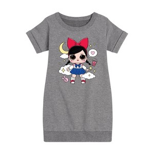 Girls' - LOL Surprise! - Fanime Kawaii Graphic Short Sleeve Fleece Dress - 1 of 4