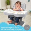 Fisher-Price Baby SpaceSaver Simple Clean High Chair Baby to Toddler Portable Dining Seat with Removable Tray Liner, Pencil Strokes - image 2 of 4