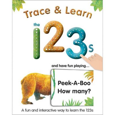 Trace & Learn the 123s - by  Alex A Lluch (Board Book)