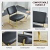 CAVINAS Modern Upholstered Accent Chair with Ergonomic Design, Soft Fabric and Sturdy Frame, Comfy Armchair for Living Room, Bedroom - 3 of 4