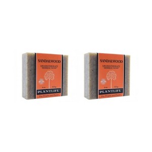 Plantlife Sandalwood Bar Soap - Moisturizing and Soothing Soap for Your Skin - Hand Crafted Using Plant-Based Ingredients - Made in California 4oz Bar - 1 of 2