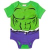 Marvel Avengers Black Panther Baby Cosplay Bodysuit Pants and Hat 3 Piece Outfit Set Newborn to Infant - 3 of 4