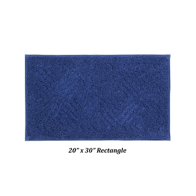 Better Trends Trier 100% Cotton Tufted Non-skid Latex Backing Bath Rug ...