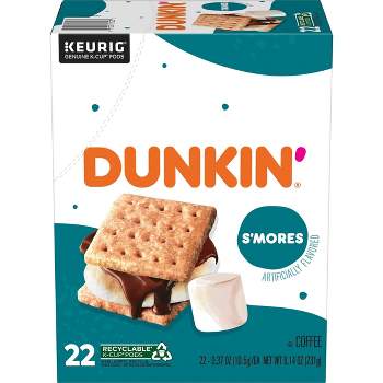 Dunkin' S'mores Medium Roast Keurig K-Cup Pods - 22ct