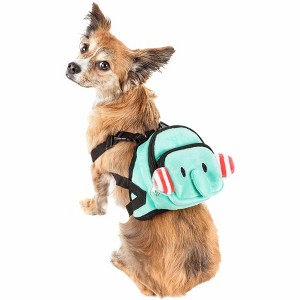 Angel Sar Dual-Pocket Animated Dog Harness Backpack, Breathable Mesh Pet Carrier Vest with Adjustable Straps for Small Dogs - 1 of 4