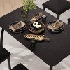 CuisinSmart Dining Table Set for 4, 5 Piece Metal Frame Kitchen Table and Chair Set with Chamfer Design, Space-Saving Dining Room Furniture - 3 of 3