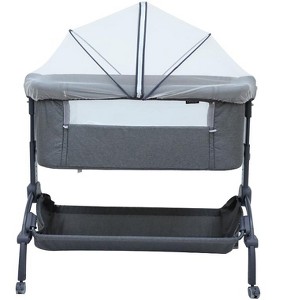 Movable Bedside Crib Bedding for Newborns, Spliced Large Bed, Co-Sleeping for Mother and Baby, Night Care, Anti-Fall, Multifunctional - 1 of 1