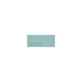 LUX 4 1/8" x 9 1/2" #10 Window Envelopes Pastel Blue 50/Pack 11816-50