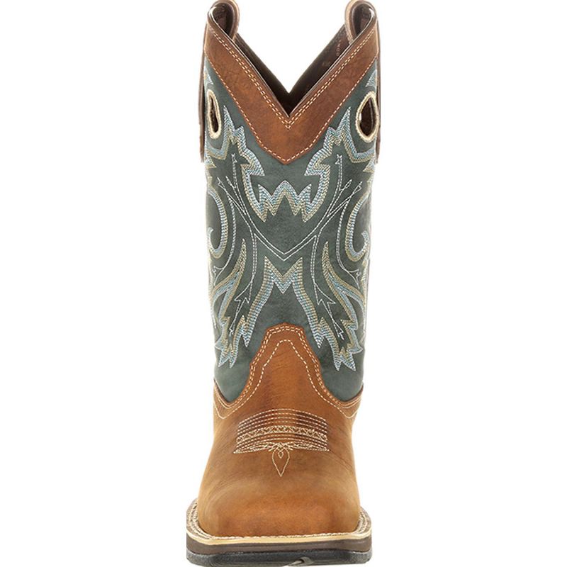 Men's Rebel by Durango Pull-On Western Boot, DDB0131, Saddlehorn and Clover, 4 of 9