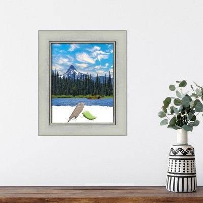 11x14 Silver Antiqued Polystyrene Wall Picture Frame