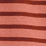 apricot/burgundy red stripe