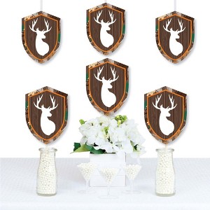 Big Dot of Happiness Gone Hunting - Decorations DIY Deer Hunting Camo Baby Shower or Birthday Party Essentials - Set of 20 - 1 of 4