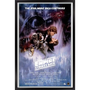 Trends International 24X36 Star Wars: The Empire Strikes Back - One Sheet 2 Framed Wall Poster Prints - 1 of 4