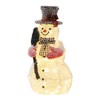 CIPACHO 3FT Lighted Snowman Yard Decor - Holding Spade Pre-lit with 110 Warm White LEDs (Indoor/Outdoor Xmas) - 2 of 4