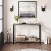Entryway Table, Console Tables with Storage, 39.3¡±Rustic Sofa Table with Adjustable Shelf, Console Table for Entryway, Living Room, Hallway, Bedroom - 4 of 4