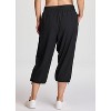 RBX Active Women's Cargo Style Capri Pants, Quick Drying Adjustable Leg Cropped Jogger Pant for Casual Wear, Hiking, Workouts - 2 of 4