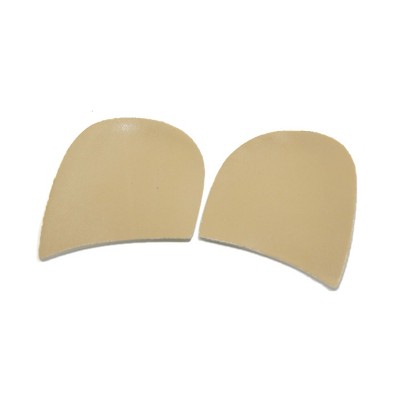Unique Bargains Foot Care Orthotics X-type O Type Legs Corrector Silicone Bevel Heel Insoles 1 Pair Beige
