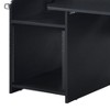 CAVINAS Music Desk with Headphone Stand and 6 Shelves,Spacious Workstation for Musicians w/Storage and Organization - 4 of 4