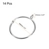 Unique Bargains Metallic Electroplating Curtain Rod Accessory Curtain Rings 14 Pcs - 2 of 4