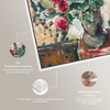 Art Remedy Alfred Henry Maurer - Flowers in a Vase Vintage Classic Roses Wall Art Framed - 4 of 4