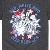 Boys' - SpongeBob SquarePants - Red, White and Deep Blue Sea Short Sleeve Graphic T-Shirt - 2 of 4