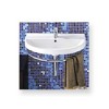 ALFI Isabella Collection Polished Chrome Front Towel Bar for use with model LU014, LU014-LU005 - 2 of 4