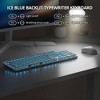 Evo Bytes Blue Retro Wired Typewriter Keyboard - 3 of 4
