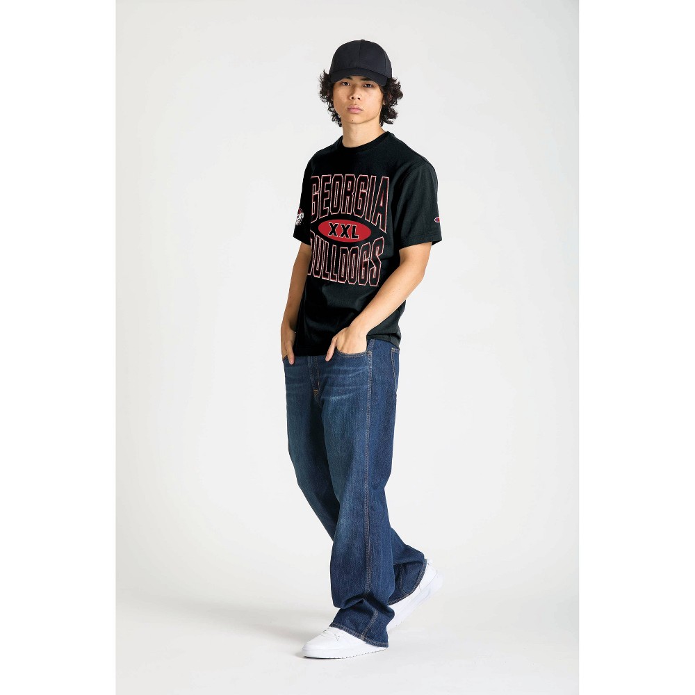 NCAA Georgia Bulldogs Men's Champion Black T-Shirt - XL