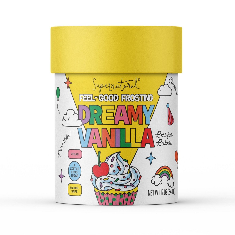 SUPERNATURAL Dreamy Vanilla Tubbed Frosting - 12oz