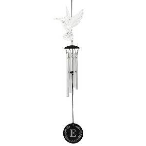 Personalization Mall Flying With Hummingbirds Personalized Initial Wind Chimes - 1 of 1
