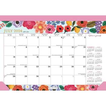 Plato July 2024 - December 2025 Desk Pad Calendar 10"x14" Bonnie Marcus