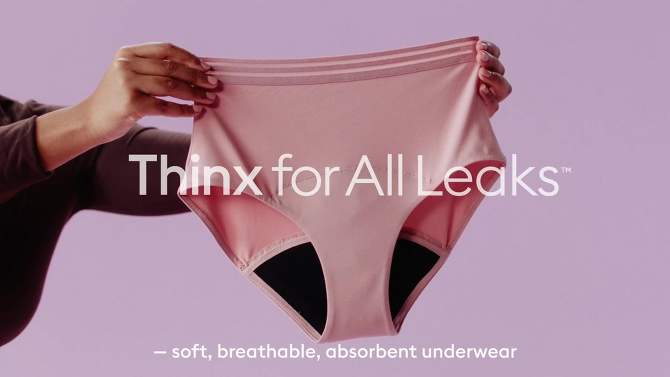 Thinx for All Leaks Hi Waist Incontinence Underwear - , 2 of 11, play video