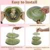 Unique Bargains 3 Tier Dessert Cupcake Stand Holder with Tiered Tray for Donut Fruits - 4 of 4