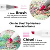 Ohuhu Pastel Markers Brush Tip - 48 Pastel Colors Double Tipped, Marker Set of Honolulu Sweetness - Brush & Chisel- Alcohol-based Refillable Ink - 2 of 4