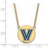 Black Bow Jewelry 14k Yellow Gold Plated Sterling Silver Villanova Wildcats NCAA Necklace 18 Inch - 2 of 4