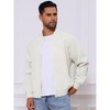 INSPIRE CHIC Men's Casual Stylish Lightweight Full Zip Up Bomber Jacket - 4 of 4