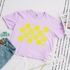 Simply Sage Market S.W.Smiley Checkered X Face Boxy Crop Top - 3 of 4